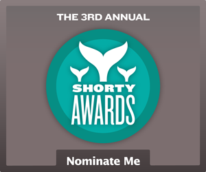Nominate Tomas Bit for a social media award in the Shorty Awards!